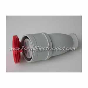 BASE AEREA TIPO CETACT 3P+T 16A 380V ROJA BASE AEREA TIPO CETACT 3P+T 16A 380V ROJA