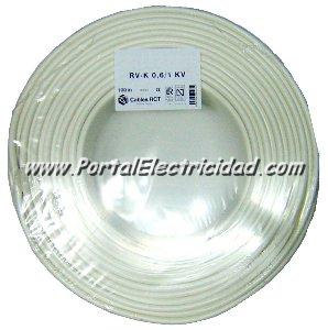 MANGUERA FLEXIBLE 1000V. 2X2,5 BLANCA