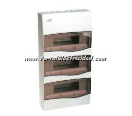CAJA SALIENTE CON TAPAS OPACAS PARA 36 POLOS