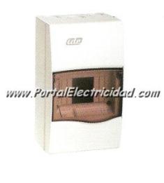 CAJA SALIENTE CON TAPAS OPACAS PARA 4 POLOS