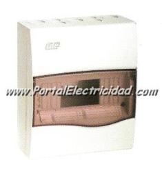 CAJA SALIENTE CON TAPAS OPACAS PARA 8 POLOS