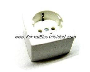 BASE CUADRADA SALIENTE TIPO SCHUKO II+TTL BASE CUADRADA SALIENTE TIPO SCHUKO II+TTL